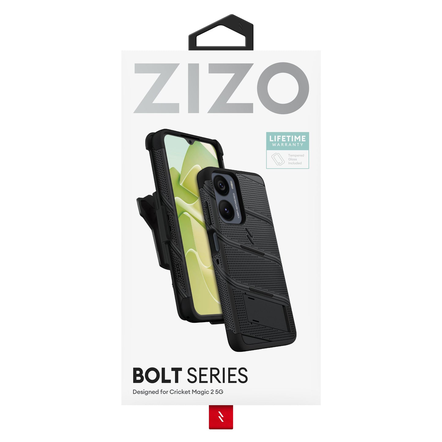 ZIZO BOLT Bundle Cricket Magic 2 5G Case with Tempered Glass - ZIZO Wireless