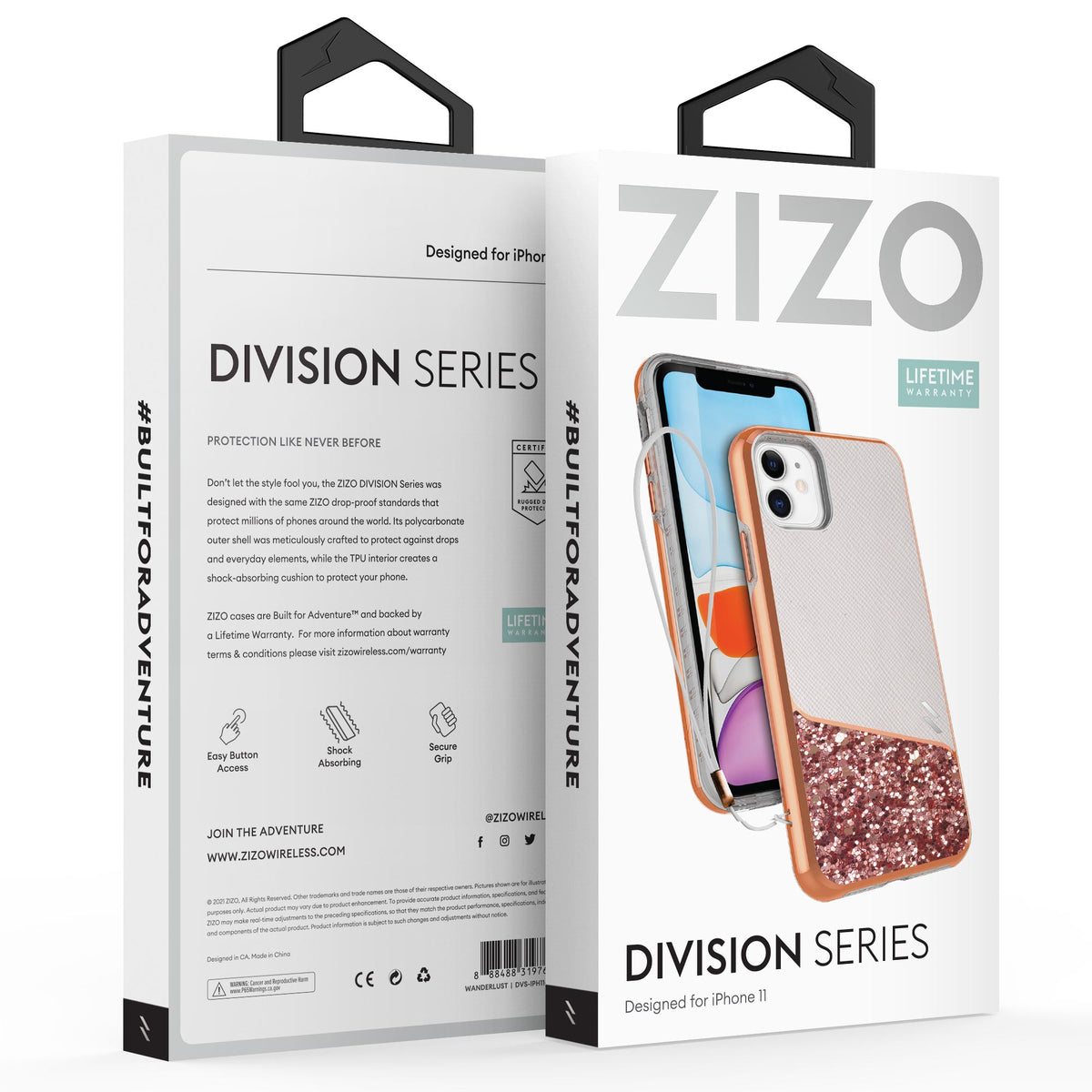ZIZO DIVISION Series iPhone 11 (2019) Case - Dual Layered and Shockproof Protection - ZIZO Wireless