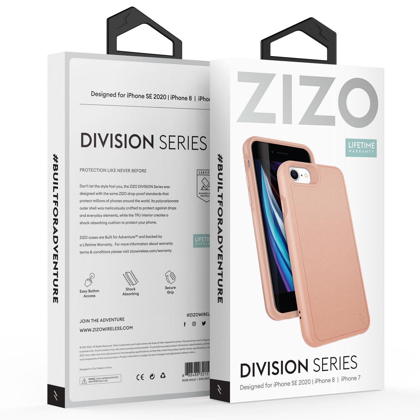 ZIZO DIVISION Series Case for iPhone SE (3rd and 2nd gen)/8/7 - ZIZO Wireless