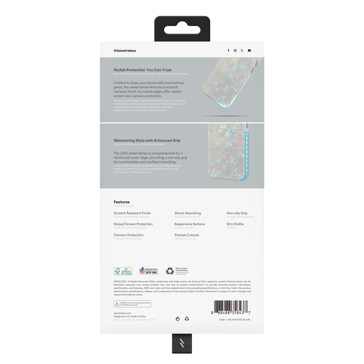 ZIZO JEWEL Series moto g stylus - 2026 / 2025 Case
