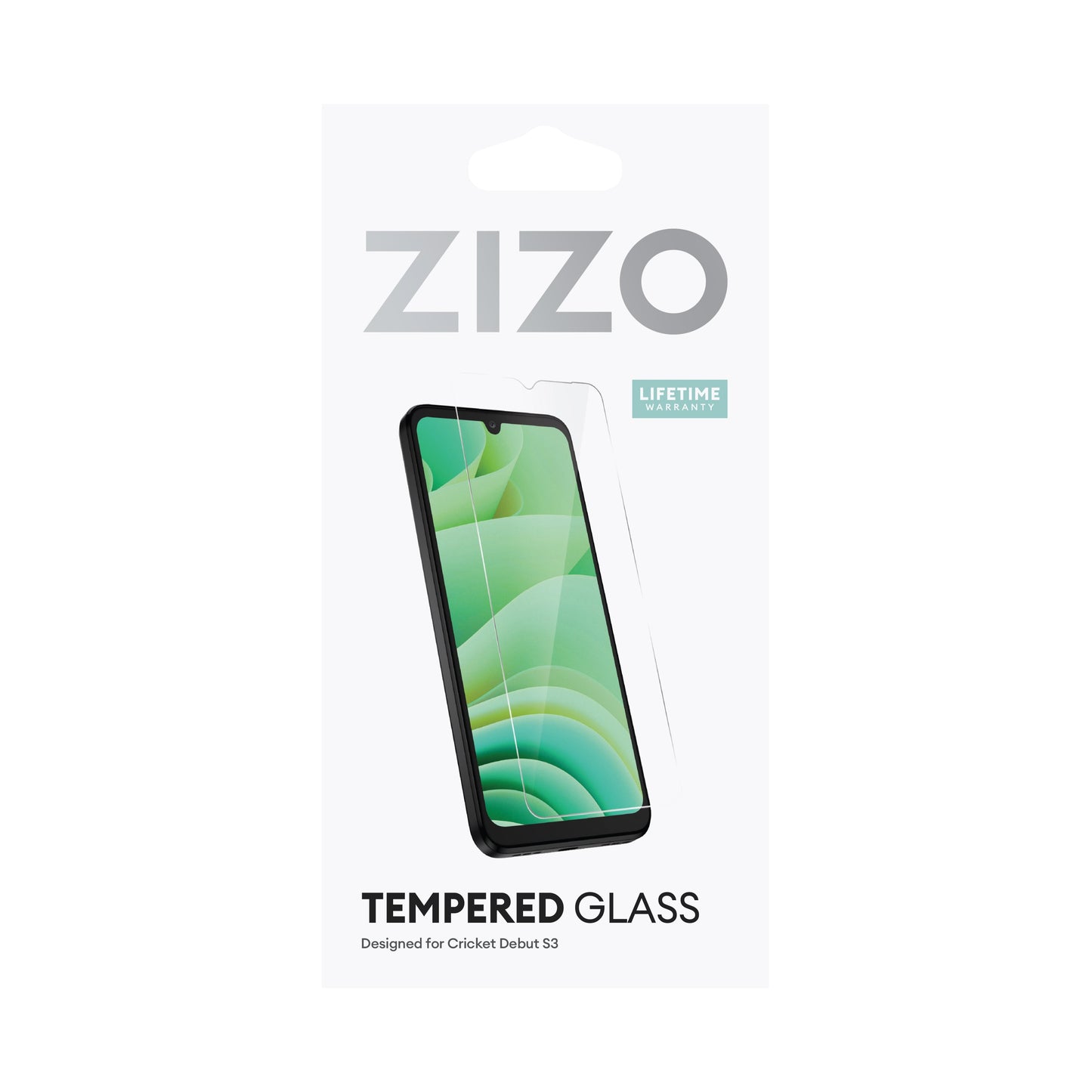 ZIZO TEMPERED GLASS Screen Protector for Cricket Debut S3 - ZIZO Wireless