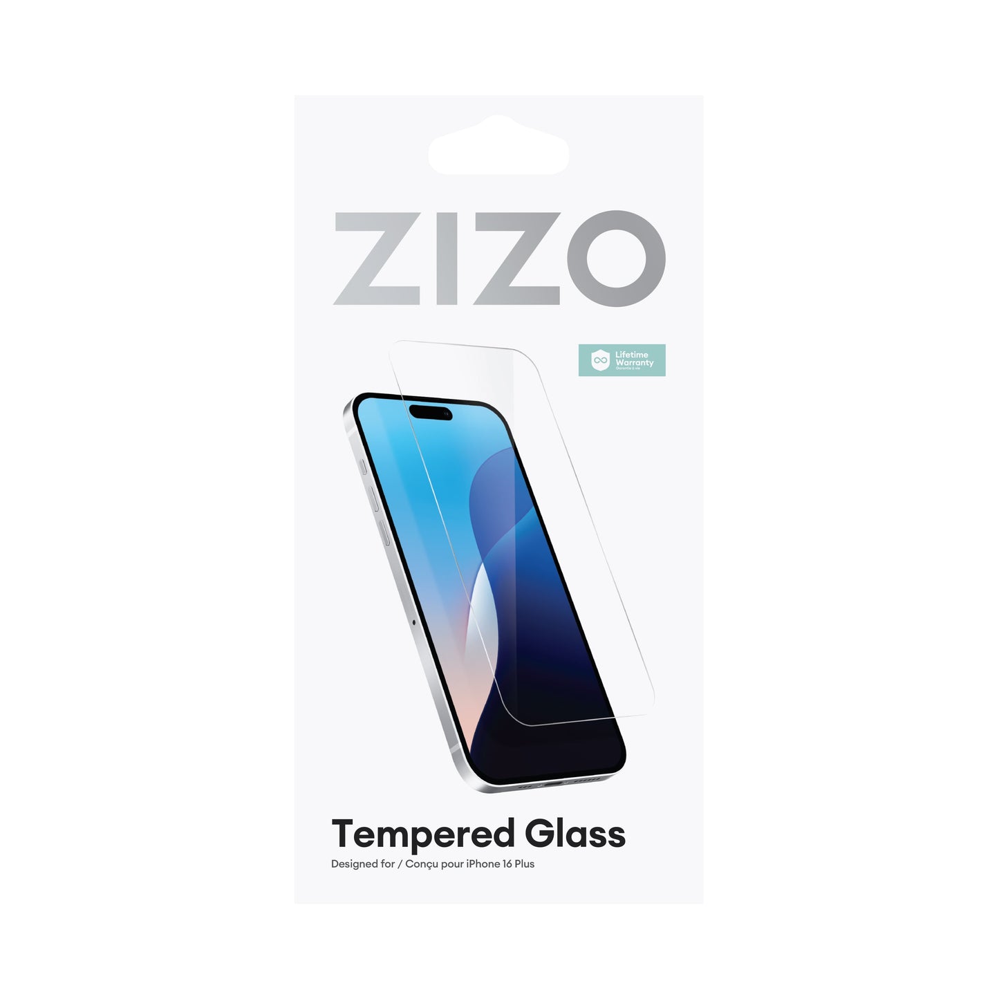 ZIZO TEMPERED GLASS Screen Protector for iPhone 16 Plus - ZIZO Wireless