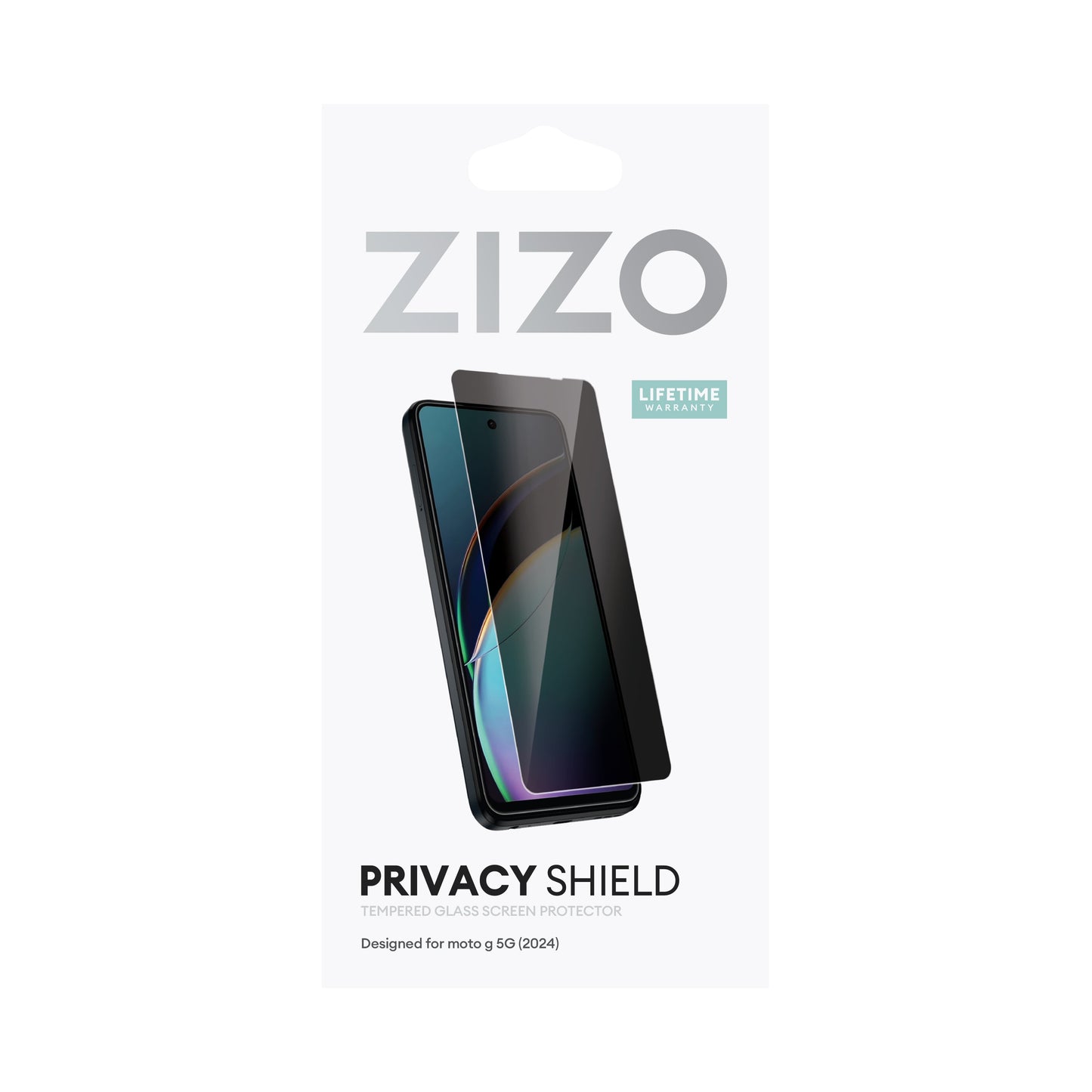ZIZO PRIVACY Tempered Glass Screen Protector for moto g 5G (2024) - ZIZO Wireless