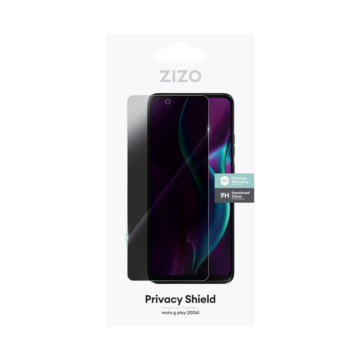 ZIZO PRIVACY Tempered Glass Screen Protector for moto g play 2026 / g 5G 2026 / g 5G 2025
