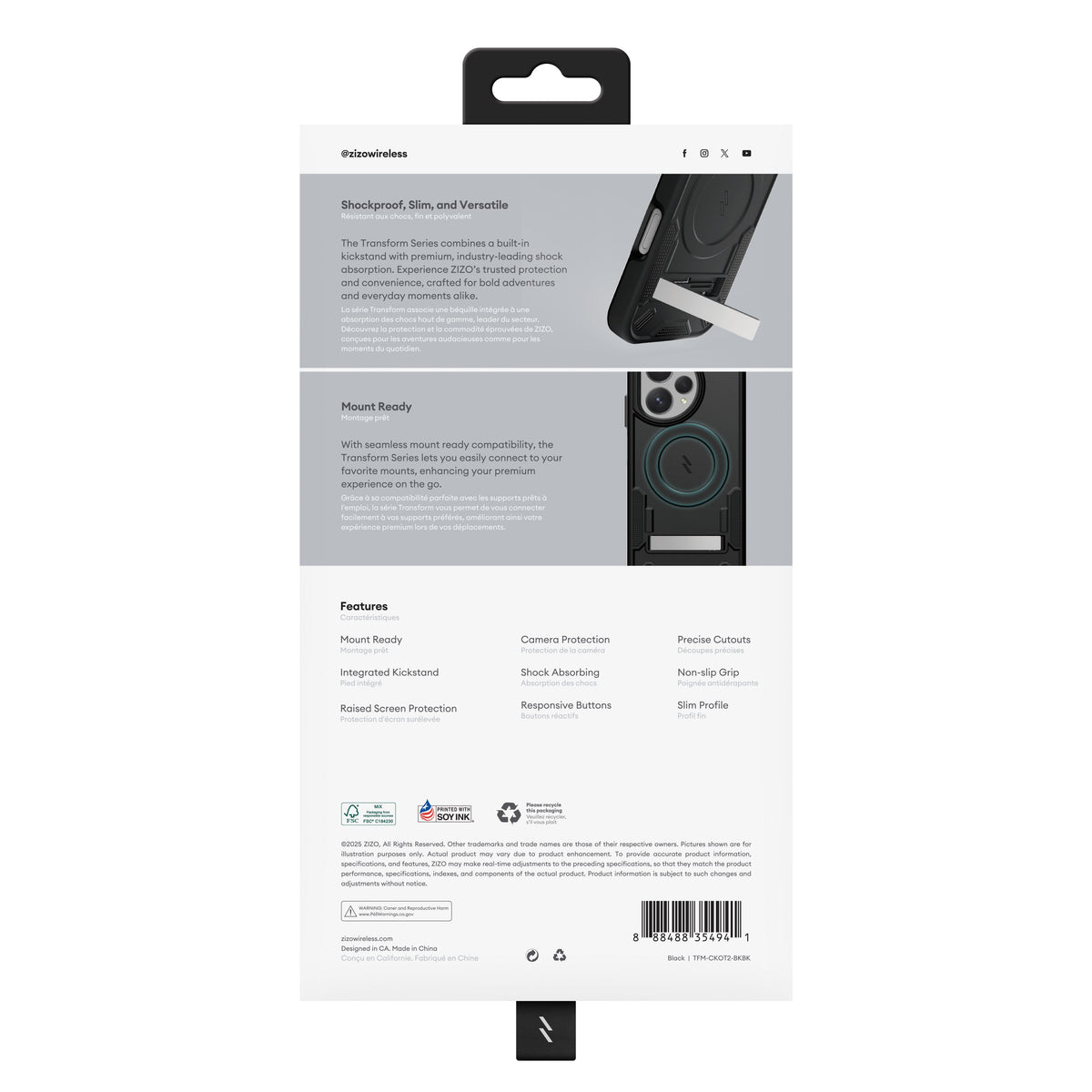 ZIZO TRANSFORM Series Cricket Icon Pro - 2026 Case