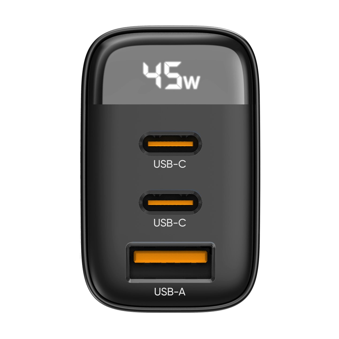 ZIZO PowerVault 45W Dual USB-C + USB-A Wall Charger with Digital Power Display