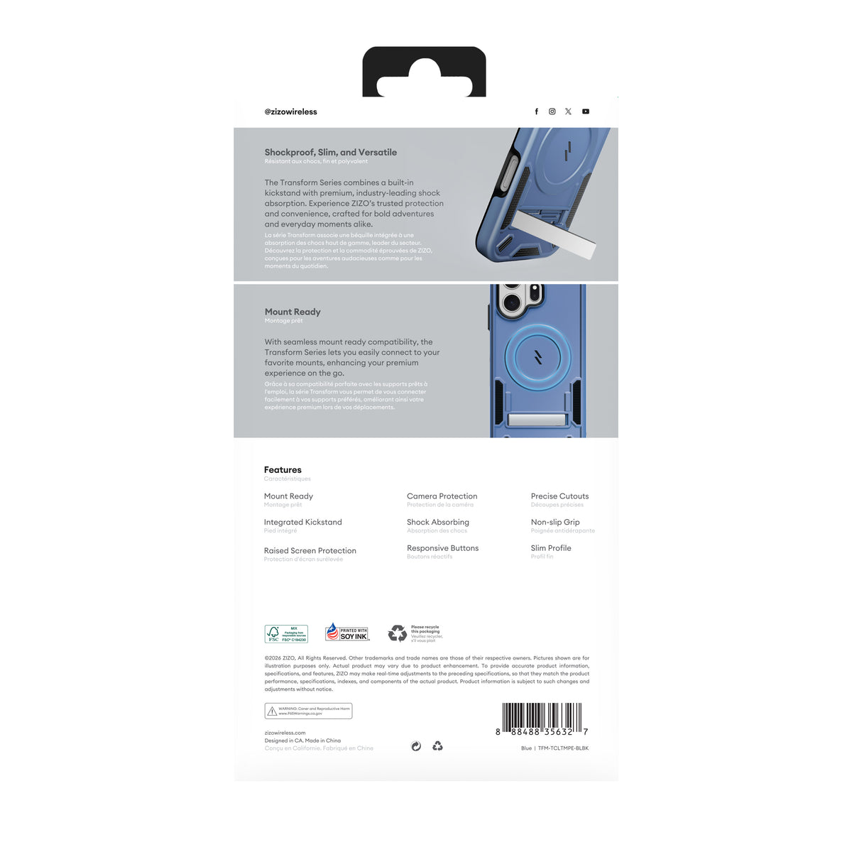 ZIZO TRANSFORM Series TCL NXTPaper 70 Pro Case