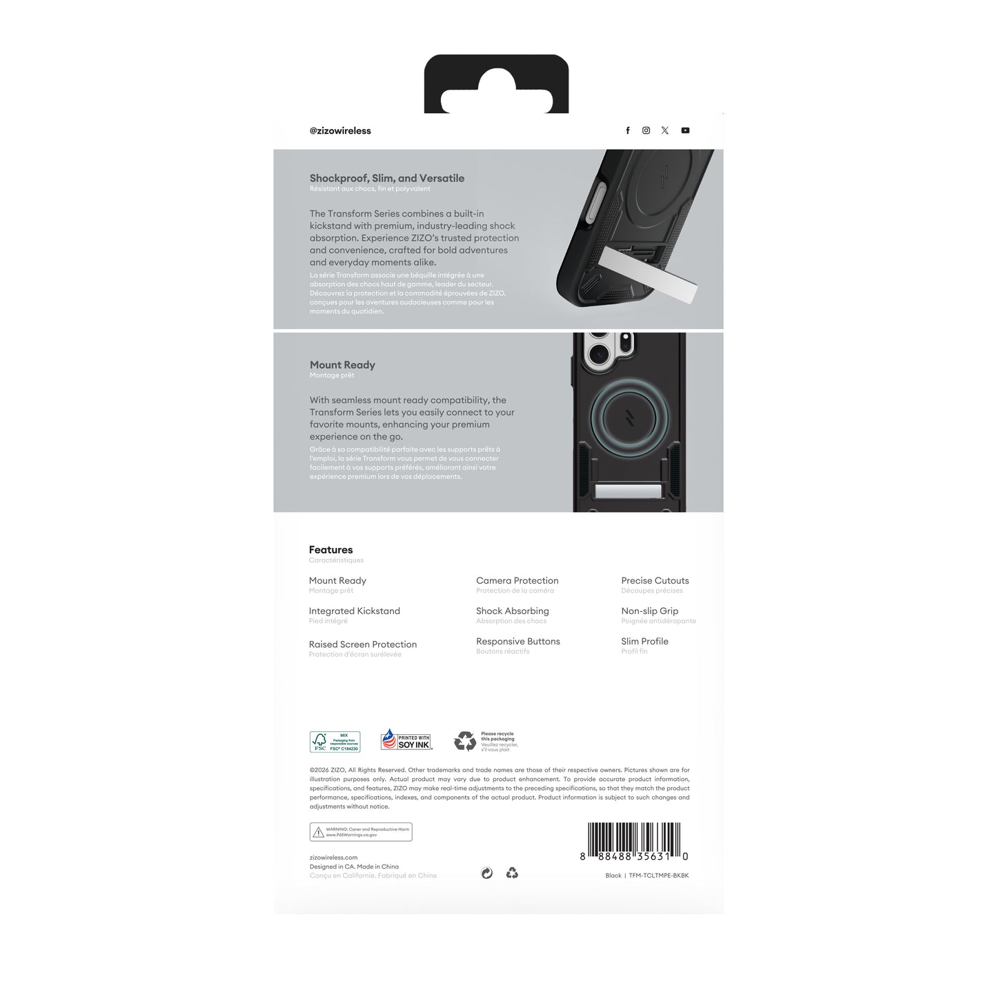 ZIZO TRANSFORM Series TCL NXTPaper 70 Pro Case