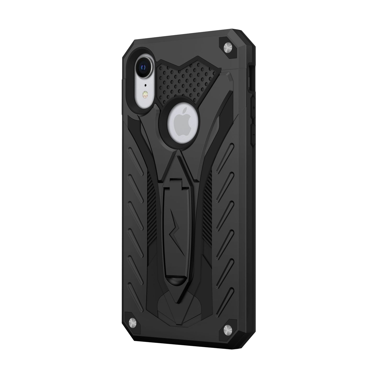 For iPhone XR - Zizo Static Series Dual Layered Hybrid Case with Kickstand - ZIZO Wireless