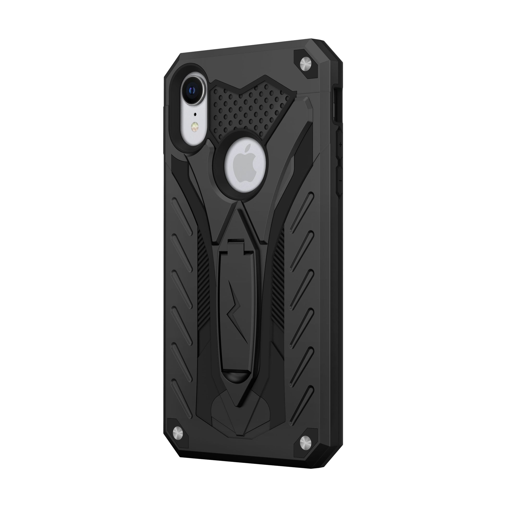 For iPhone XR - Zizo Static Series Dual Layered Hybrid Case with Kickstand - ZIZO Wireless