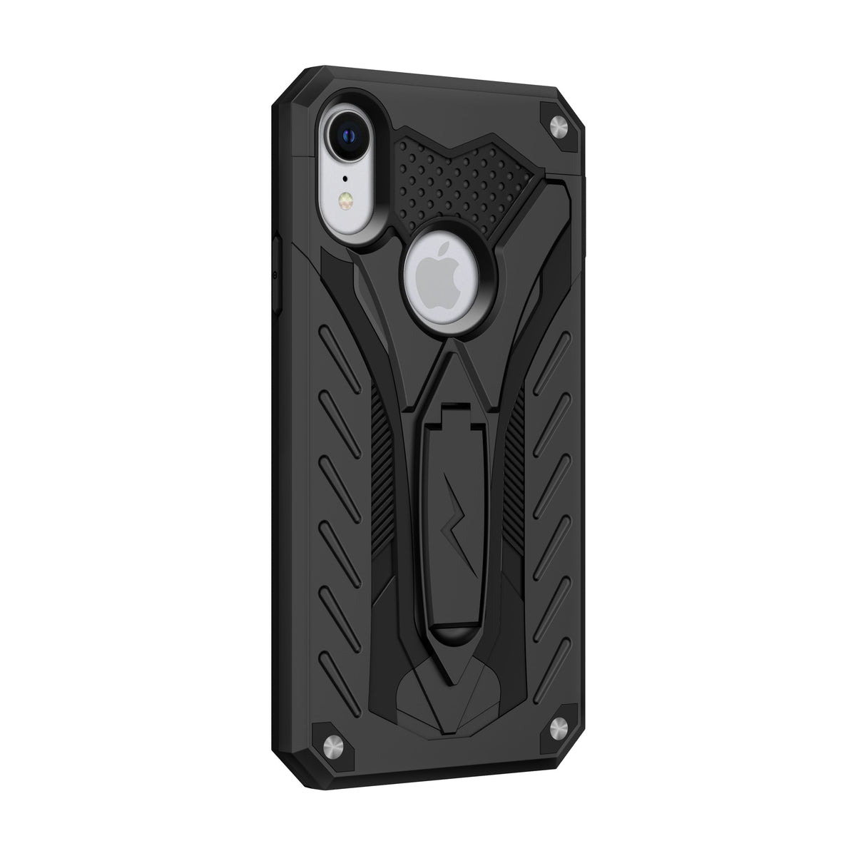 For iPhone XR - Zizo Static Series Dual Layered Hybrid Case with Kickstand - ZIZO Wireless