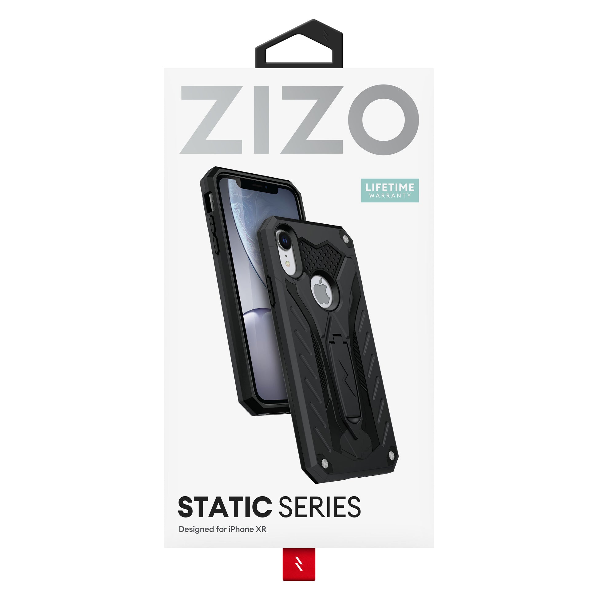 For iPhone XR - Zizo Static Series Dual Layered Hybrid Case with Kickstand - ZIZO Wireless