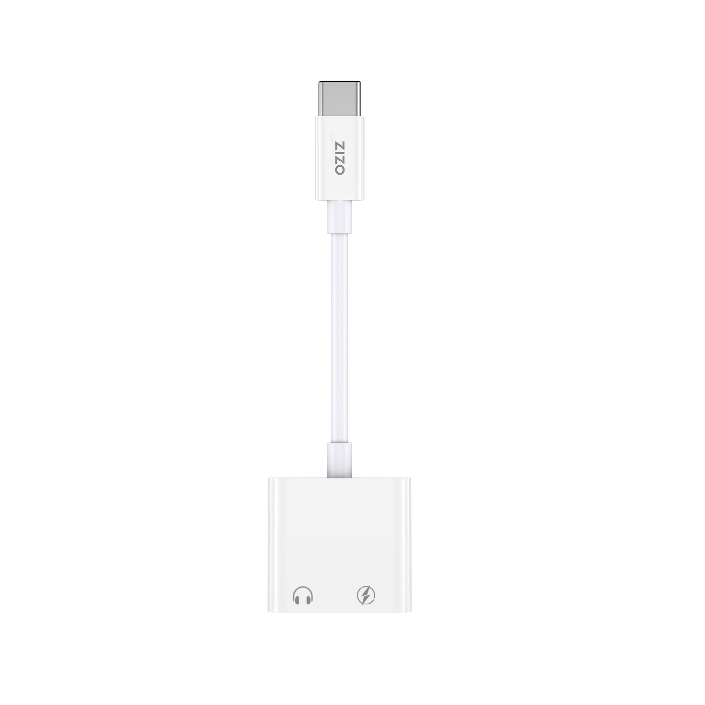 ZIZO Pulse USB-C to 3.5mm Audio Adapter with Charging Passthrough