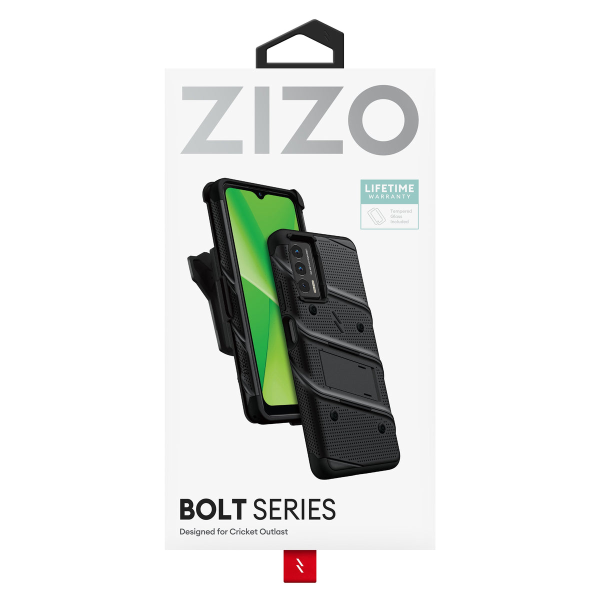 ZIZO BOLT Bundle Cricket Outlast Case with Tempered Glass - ZIZO Wireless
