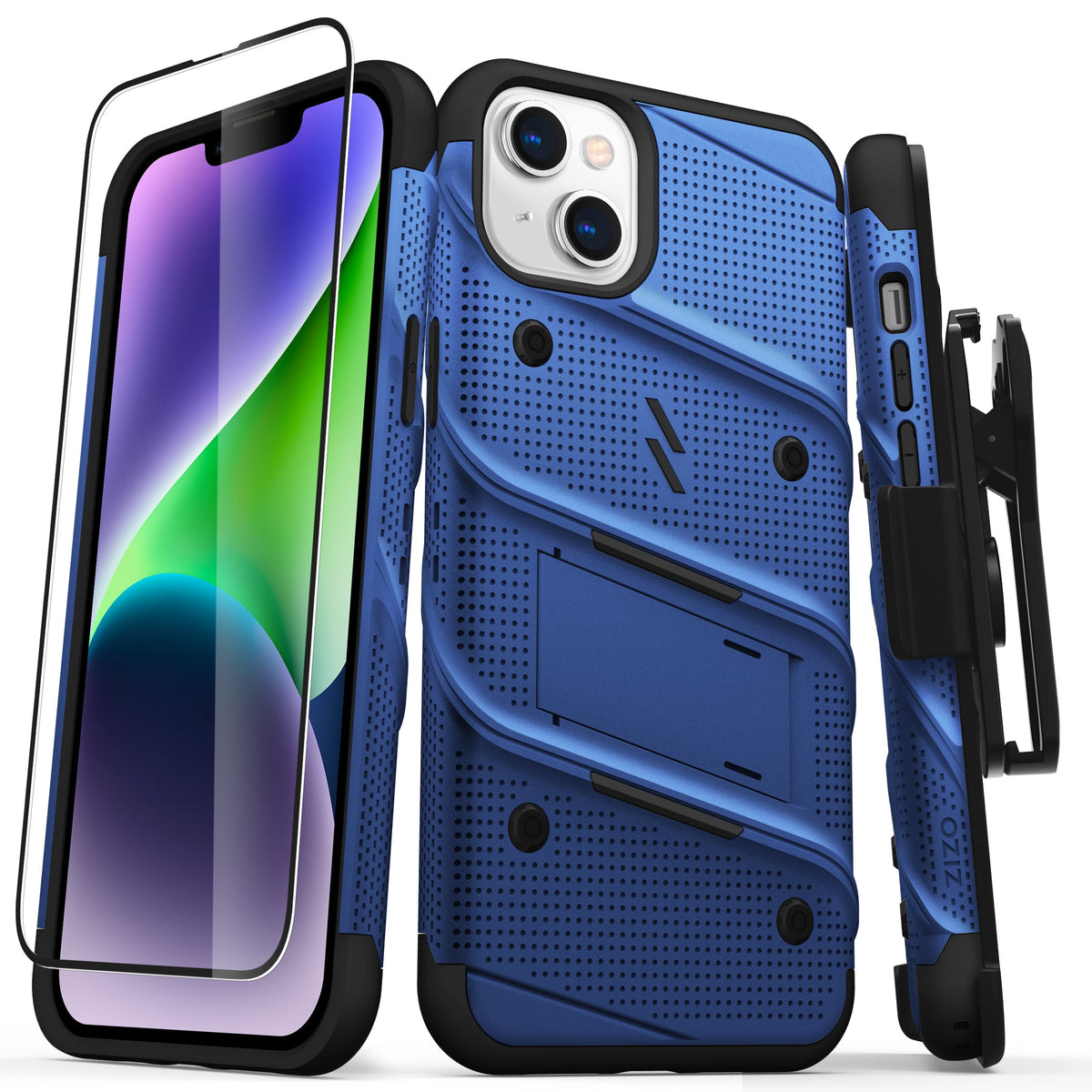 ZIZO BOLT Bundle iPhone 14 Plus (6.7) Case with Tempered Glass