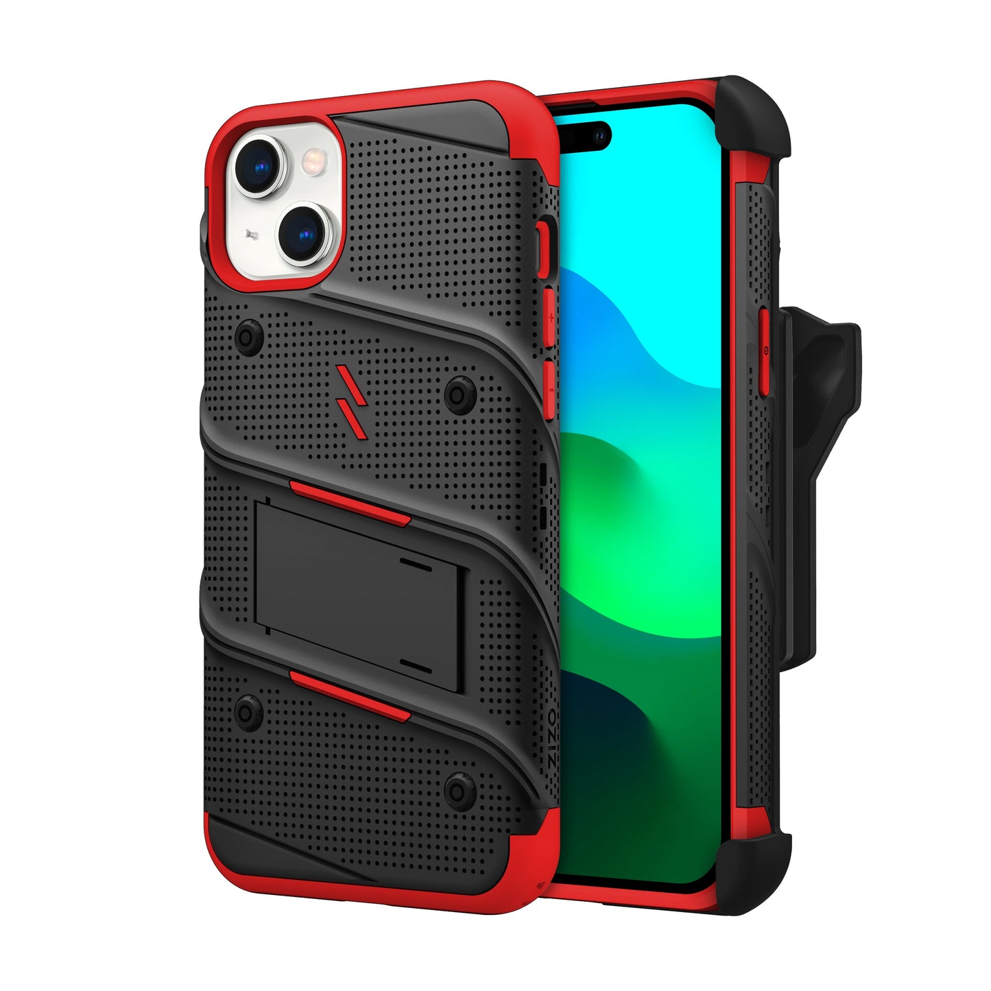 ZIZO BOLT Bundle iPhone 15 Plus Case with Tempered Glass - ZIZO Wireless