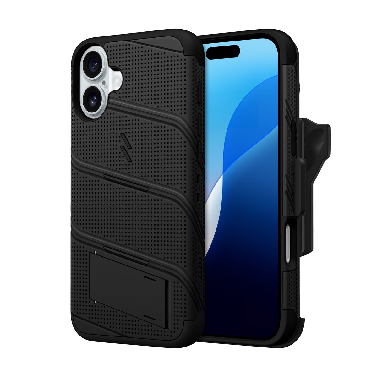 ZIZO BOLT Bundle iPhone 16 Plus Case with Tempered Glass - ZIZO Wireless