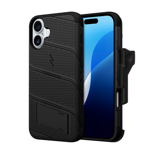 ZIZO BOLT Bundle iPhone 16 Plus Case with Tempered Glass - ZIZO Wireless