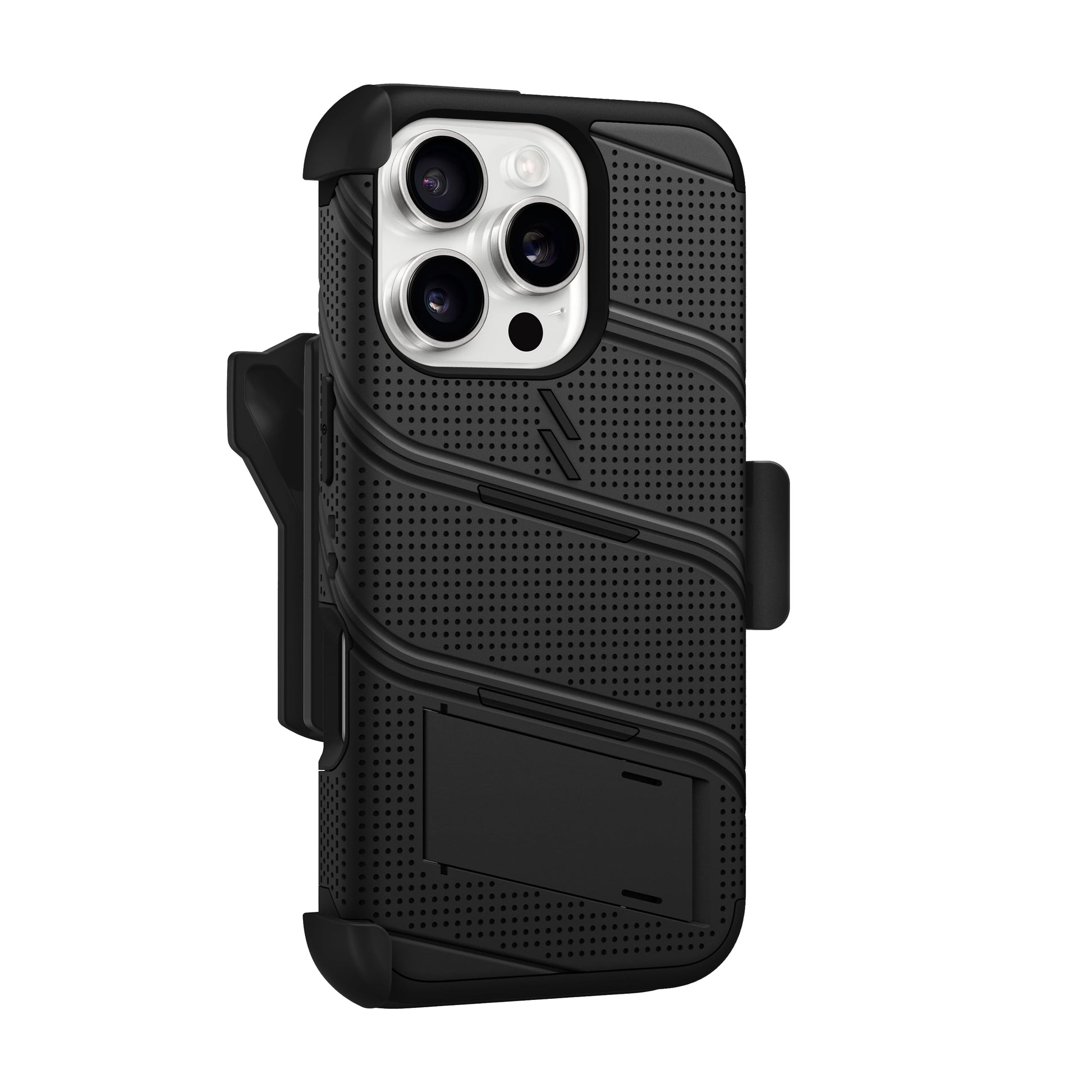ZIZO BOLT Bundle iPhone 16 Pro Case with Tempered Glass - ZIZO Wireless
