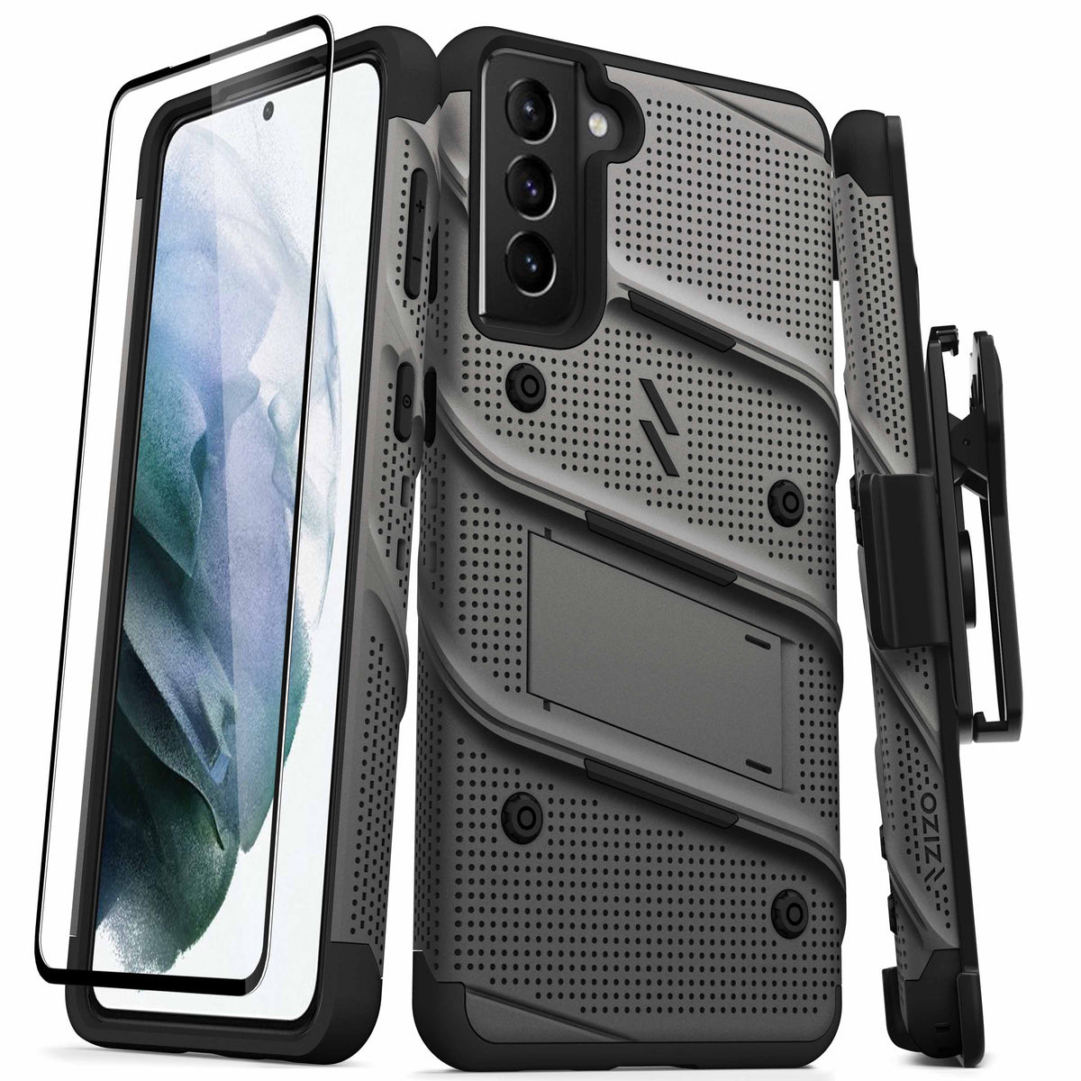 ZIZO BOLT Series Galaxy S21+ 5G Case with Tempered Glass - ZIZO Wireless