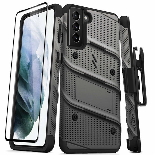 ZIZO BOLT Series Galaxy S21+ 5G Case with Tempered Glass - ZIZO Wireless