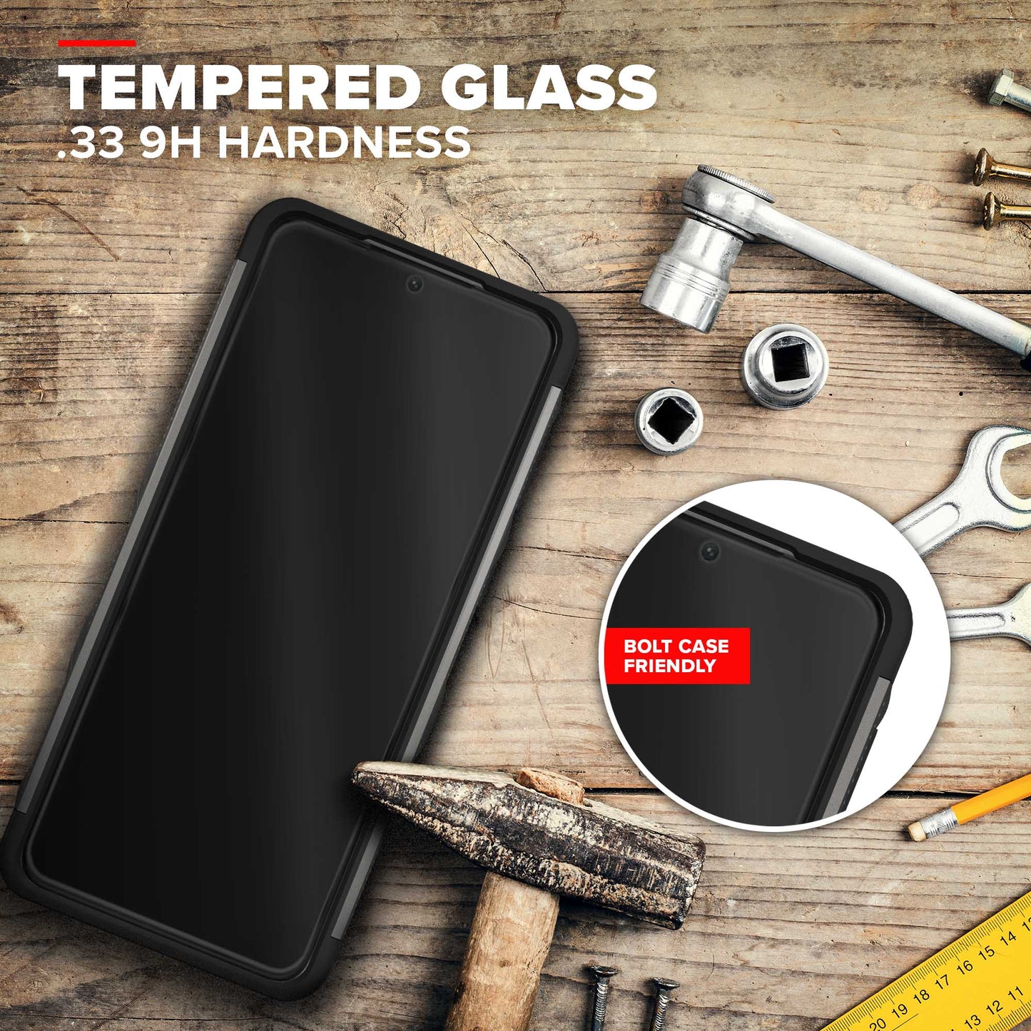ZIZO BOLT Series Galaxy S21+ 5G Case with Tempered Glass - ZIZO Wireless