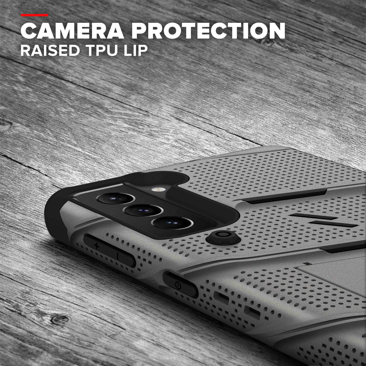 ZIZO BOLT Series Galaxy S21+ 5G Case with Tempered Glass - ZIZO Wireless