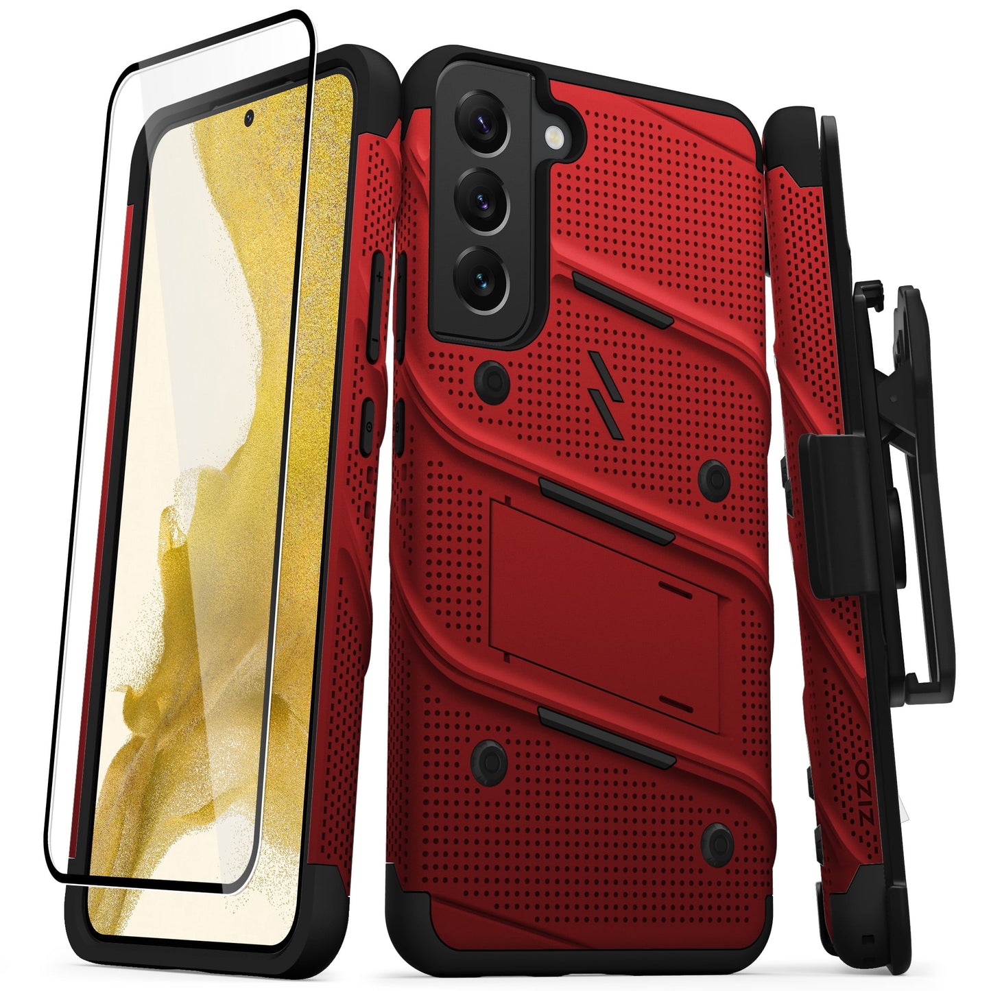 ZIZO BOLT Bundle Galaxy S22 Plus Case with Tempered Glass
