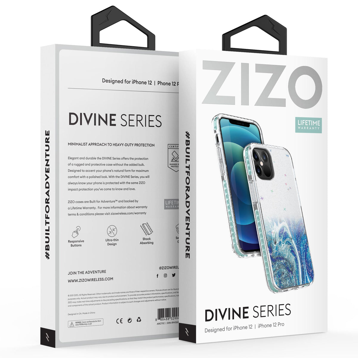 ZIZO DIVINE Series iPhone 12 / iPhone 12 Pro Case - ZIZO Wireless