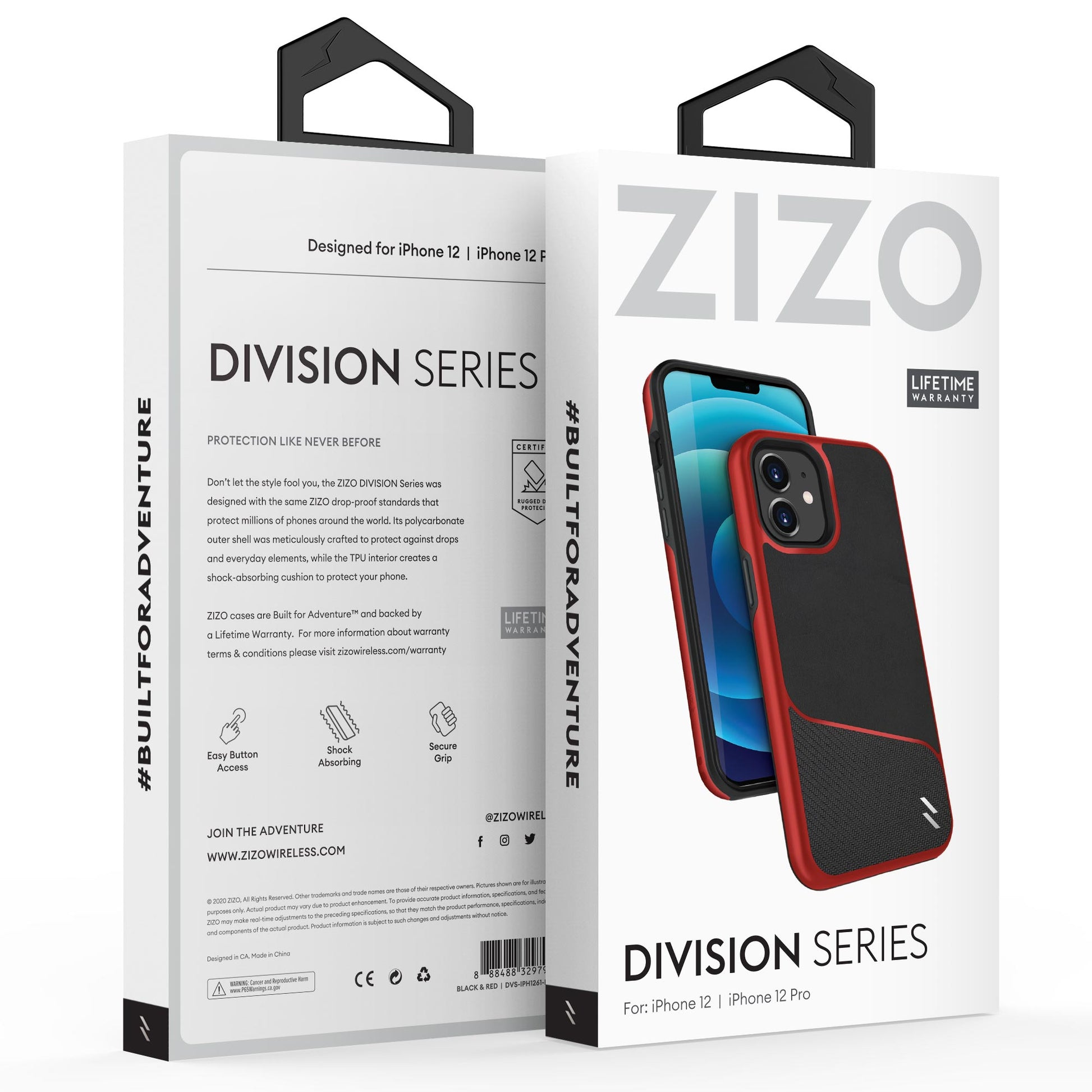 ZIZO DIVISION Series iPhone 12 / iPhone 12 Pro Case - ZIZO Wireless