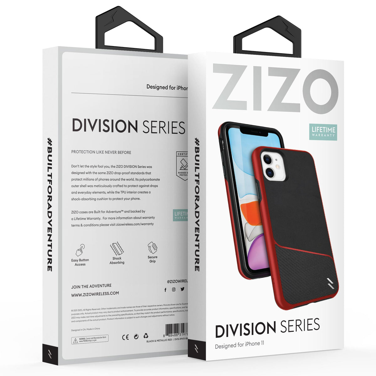 ZIZO DIVISION Series iPhone 11 (2019) Case - Dual Layered and Shockproof Protection - ZIZO Wireless