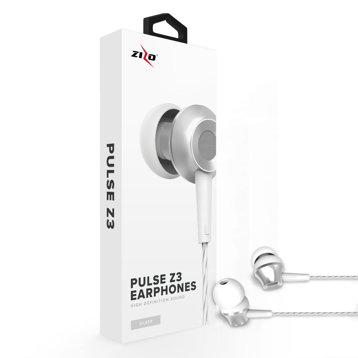 ZizoAmp Pulse Z3 In Ear Headphones with Dynamic Amp Sound Earphones Earbuds - ZIZO Wireless