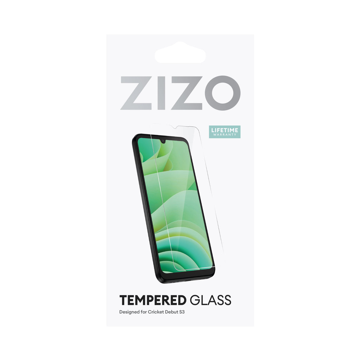ZIZO TEMPERED GLASS Screen Protector for Cricket Debut S3 - ZIZO Wireless