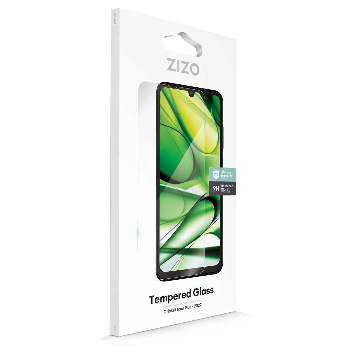 ZIZO TEMPERED GLASS Screen Protector for Cricket Icon Plus 2027