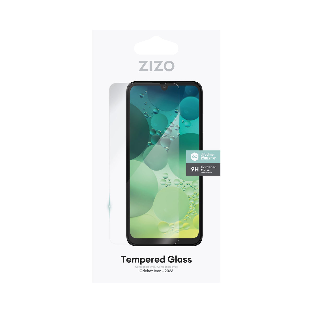 ZIZO TEMPERED GLASS Screen Protector for Cricket Icon - 2026