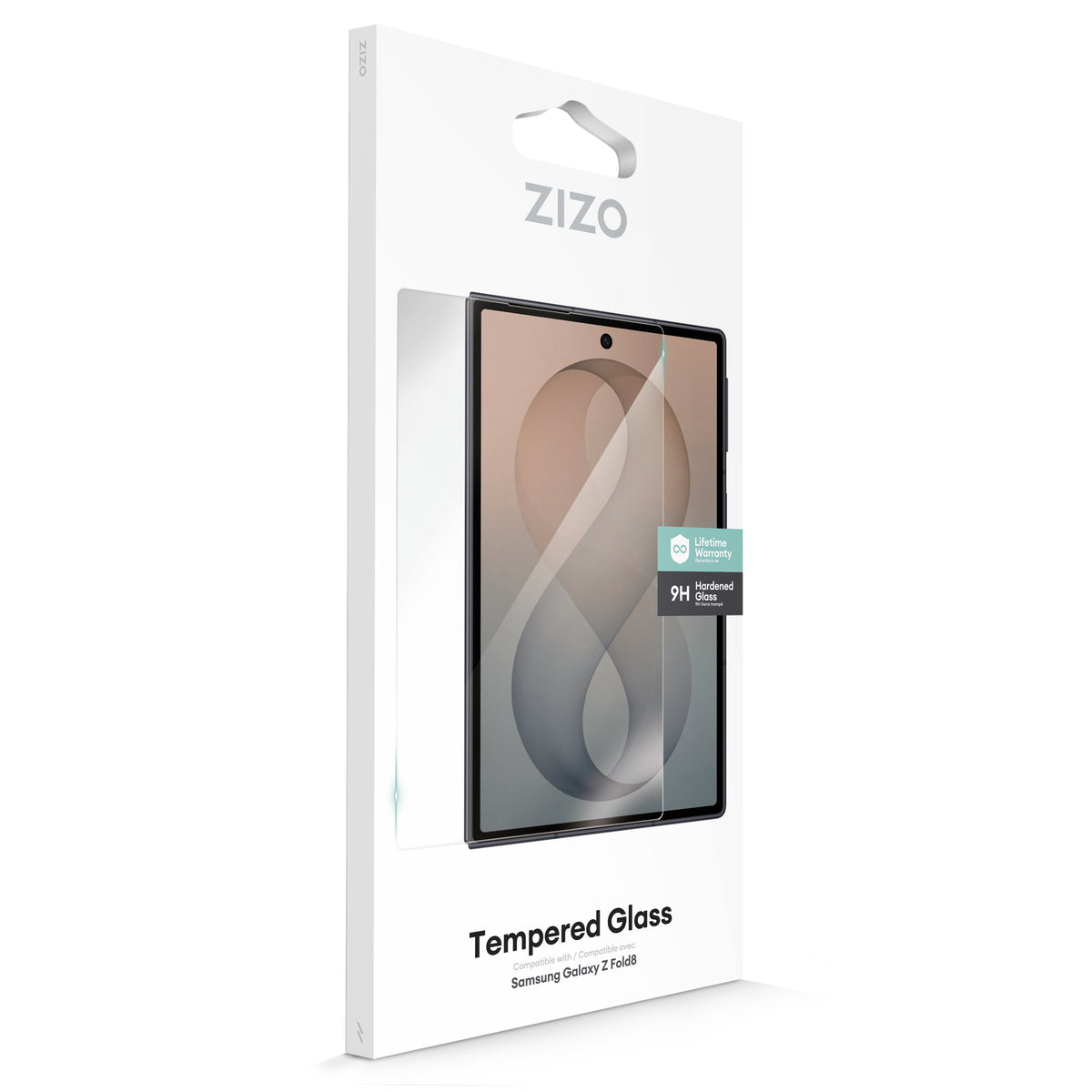 ZIZO Lightning Shield Galaxy Z Fold8 Tempered Glass Screen Protector