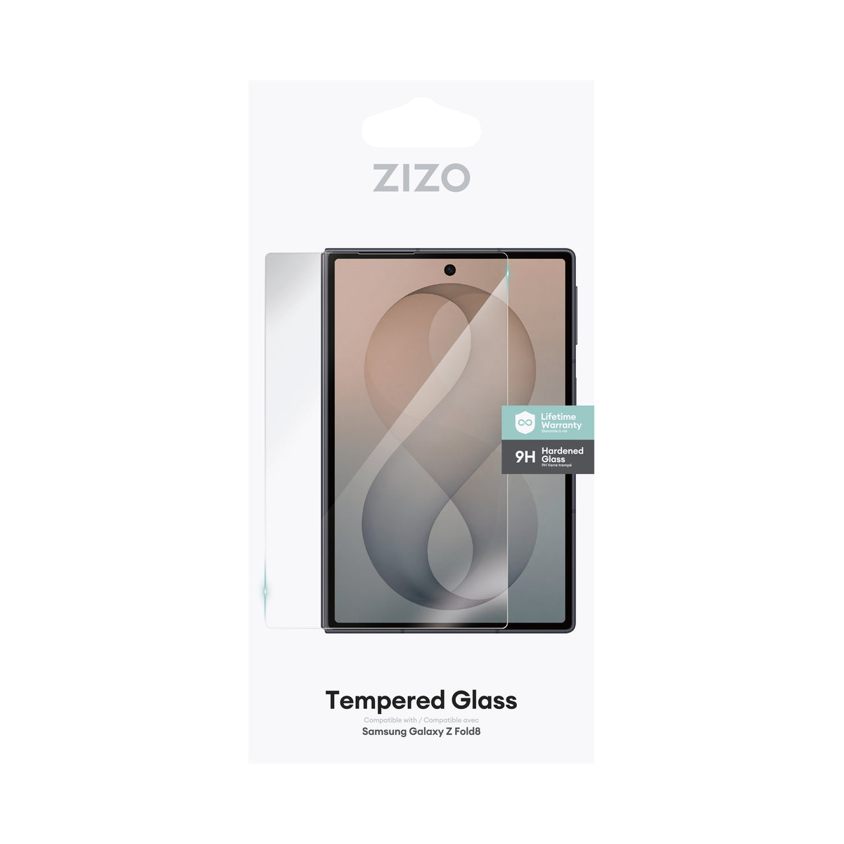 ZIZO Lightning Shield Galaxy Z Fold8 Tempered Glass Screen Protector