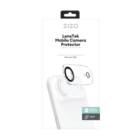 ZIZO LensTek iPhone Air Camera Lens Protector (2 Pack)