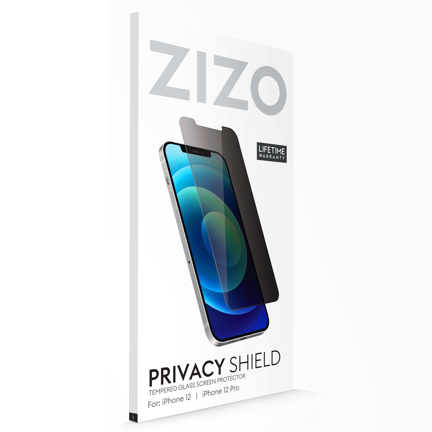 ZIZO PRIVACY TEMPERED GLASS Screen Protector for iPhone 12 / iPhone 12 Pro - ZIZO Wireless