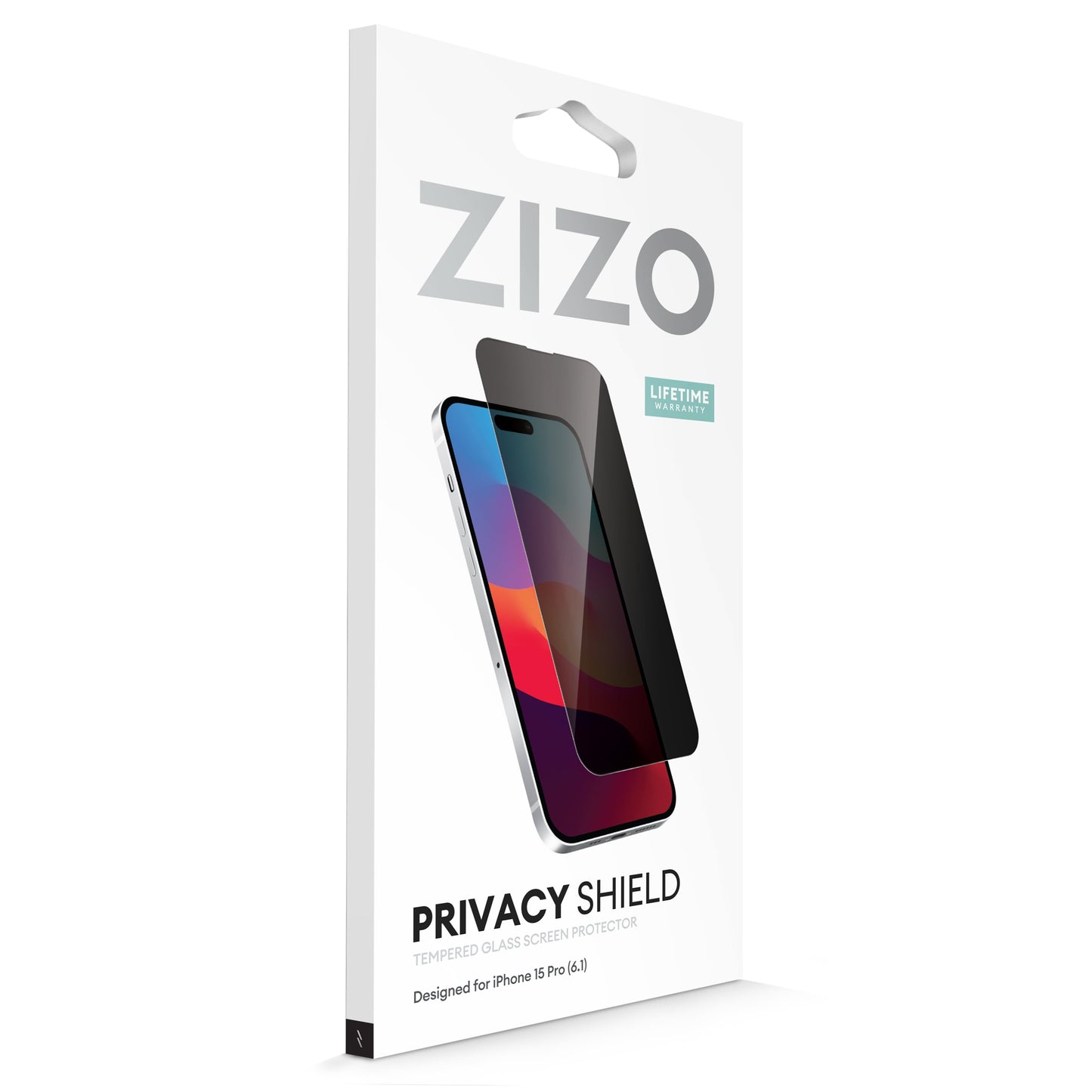 ZIZO PRIVACY Tempered Glass Screen Protector for iPhone 15 Pro - ZIZO Wireless