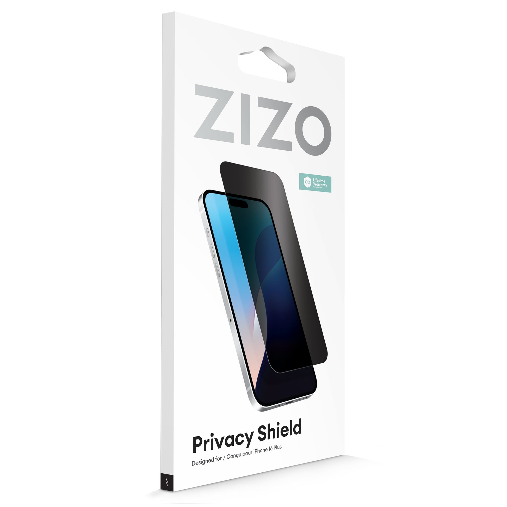 ZIZO PRIVACY Tempered Glass Screen Protector for iPhone 16 Plus - ZIZO Wireless