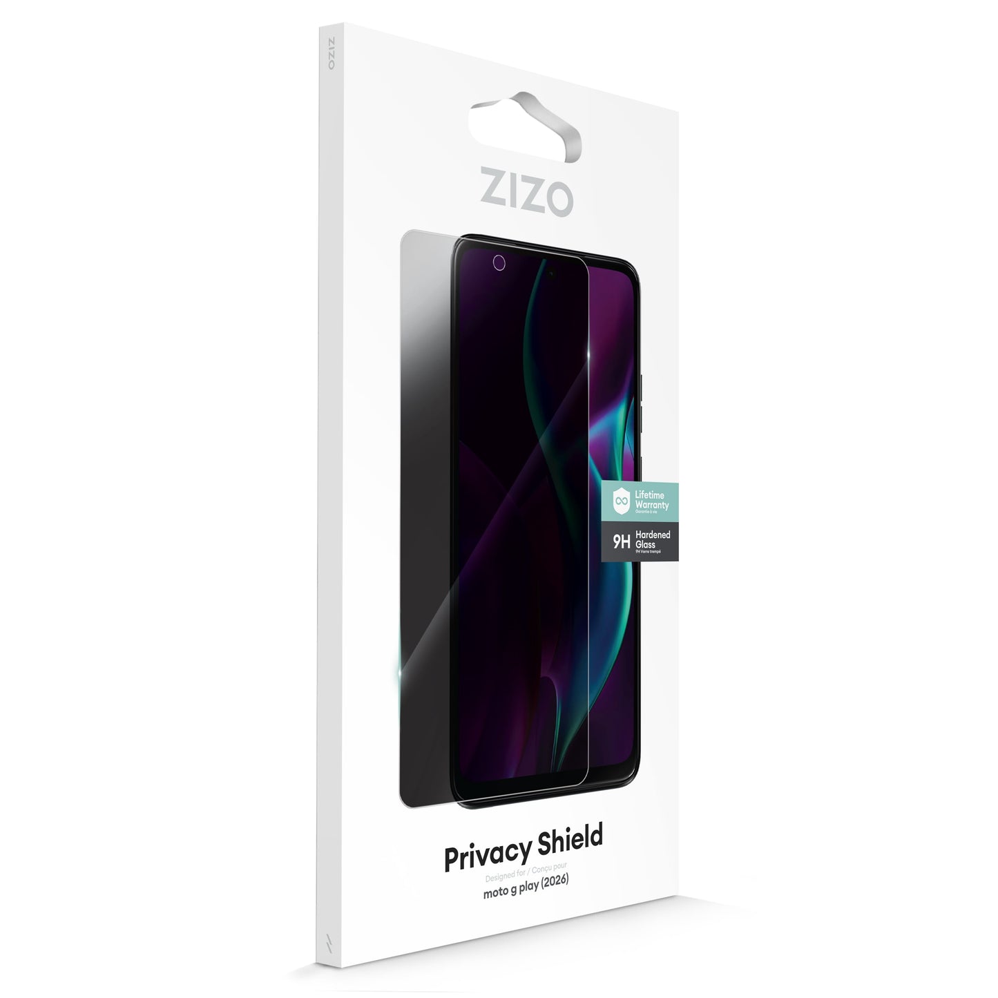 ZIZO PRIVACY Tempered Glass Screen Protector for moto g play 2026 / g 5G 2026 / g 5G 2025