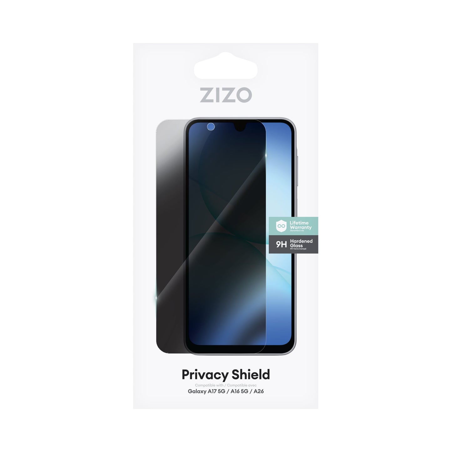 ZIZO PRIVACY Tempered Glass Screen Protector for Galaxy A17 / A16 / A26