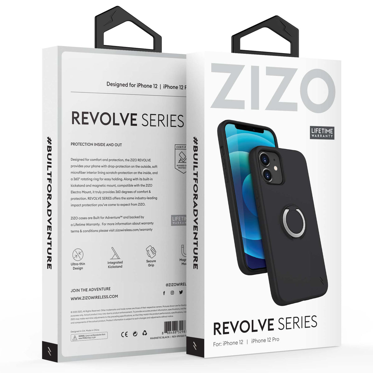 ZIZO REVOLVE Series iPhone 12 / iPhone 12 Pro Case - ZIZO Wireless