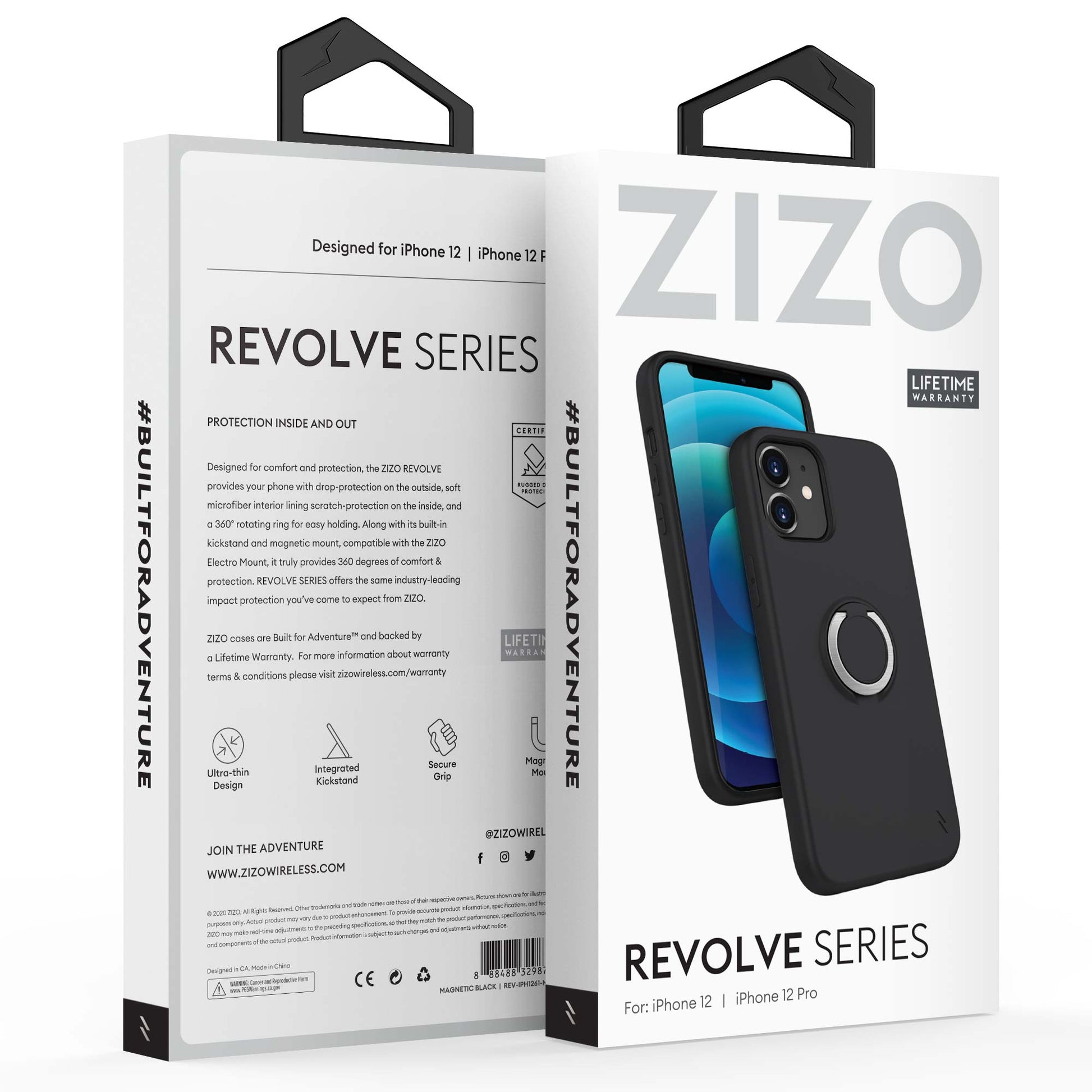 ZIZO REVOLVE Series iPhone 12 / iPhone 12 Pro Case - ZIZO Wireless