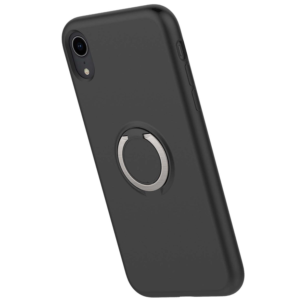 For iPhone XR - REVOLVE Case with Built In 360° Ring Holder Kickstand and Magnetic Mount - ZIZO Wireless