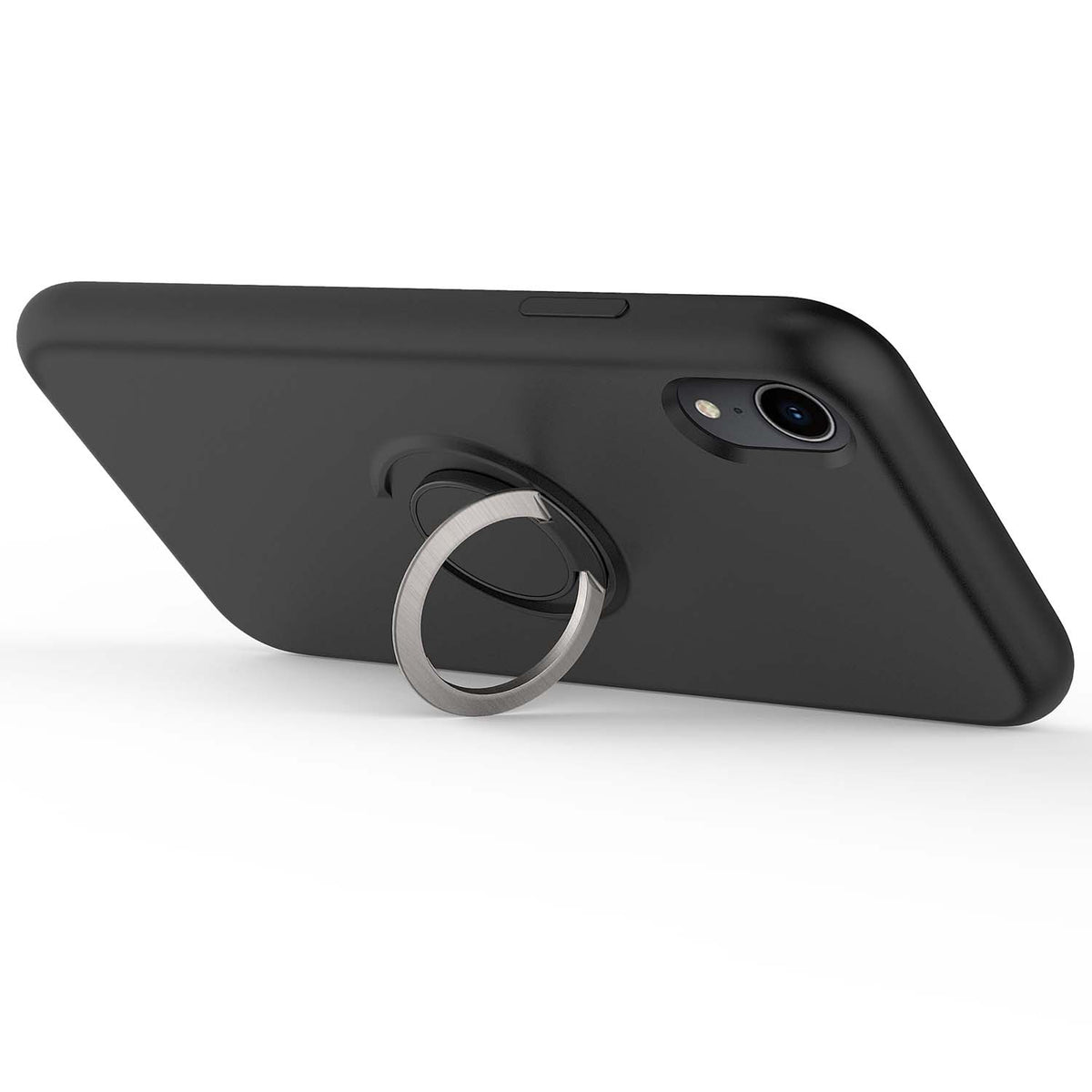 For iPhone XR - REVOLVE Case with Built In 360° Ring Holder Kickstand and Magnetic Mount - ZIZO Wireless