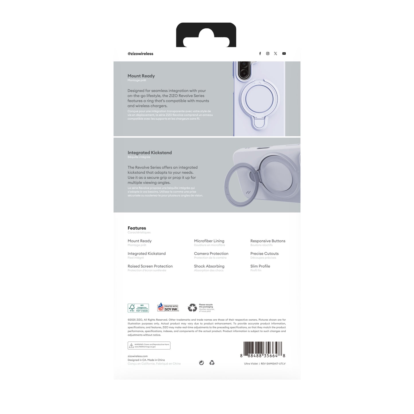 ZIZO REVOLVE Series Galaxy A17 / A16 / A26 Case