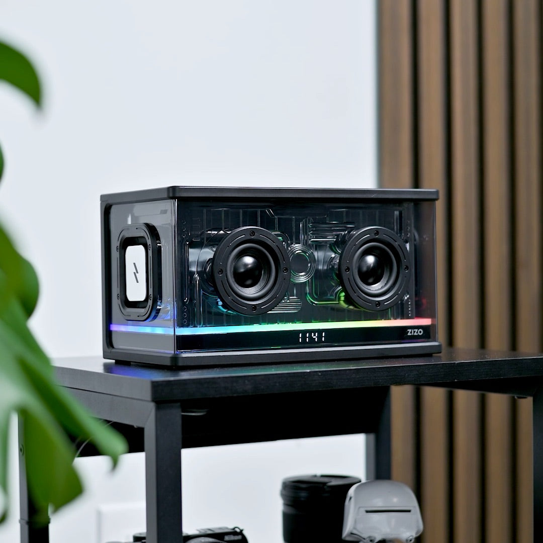 ZIZO Retro Crystal LED 80W Wireless Speaker - ZIZO Wireless