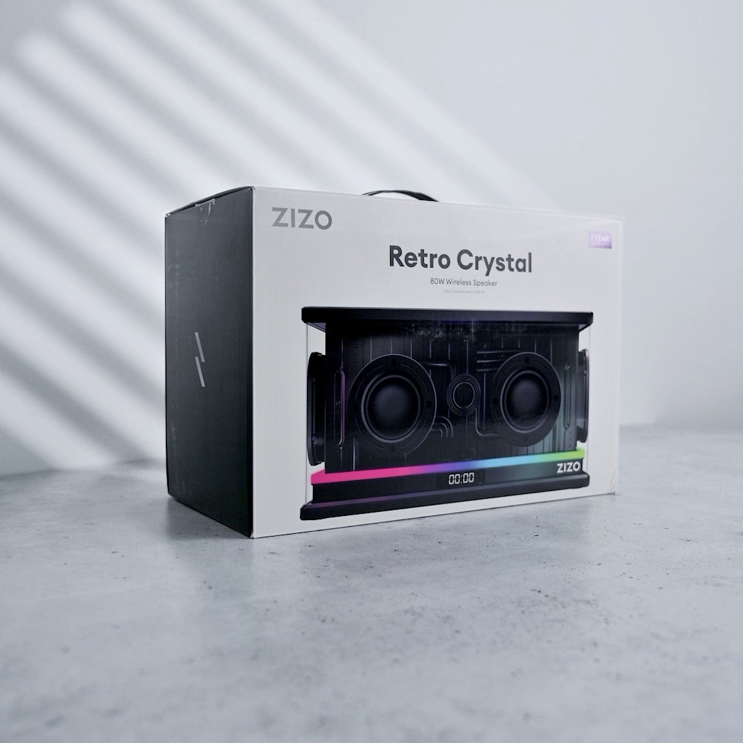 ZIZO Retro Crystal LED 80W Wireless Speaker - ZIZO Wireless